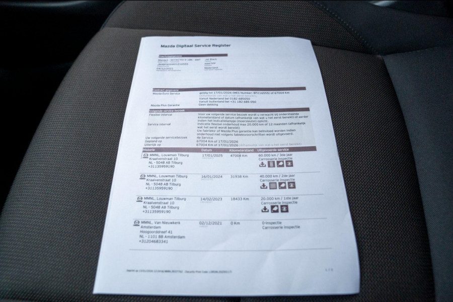 Mazda 3 2.0 e-SkyActiv-X M Hybrid 186|Prijs rijklaar incl 12 mnd garantie| HUD Blindspot ACC PDC Led