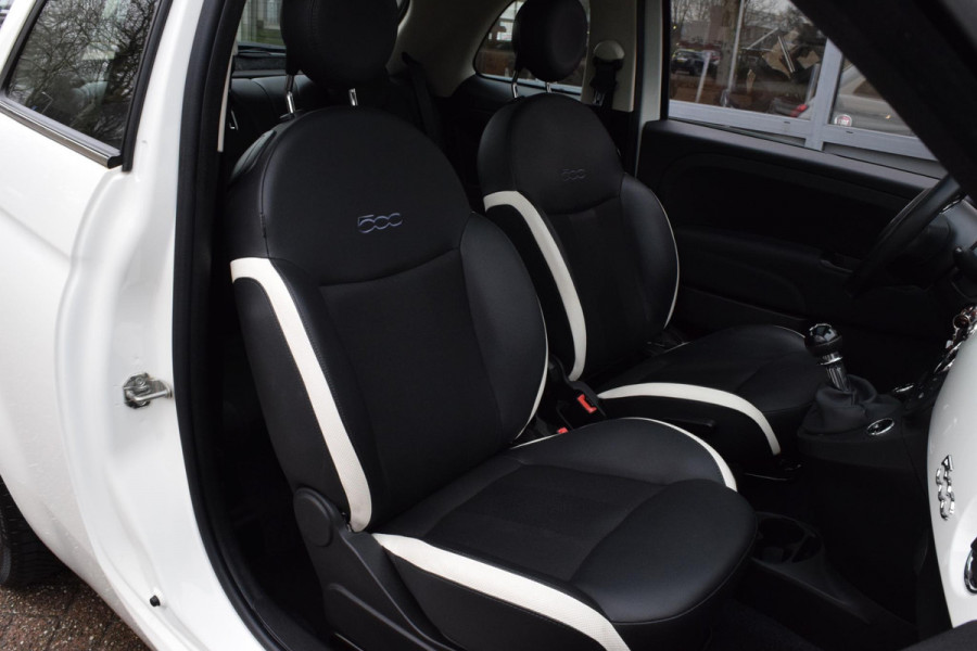 Fiat 500 80pk Turbo Mirror|Carplay|Clima|TFT|Sportstoel
