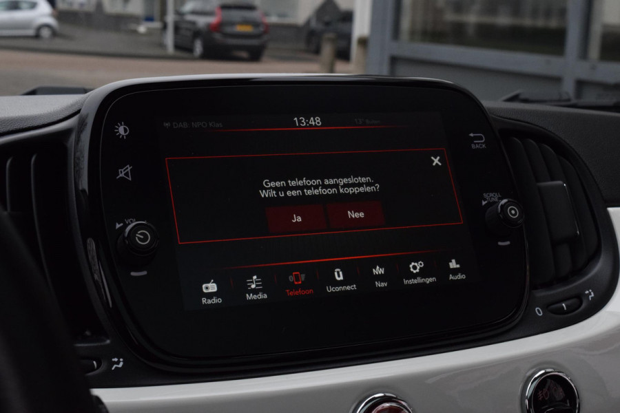 Fiat 500 80pk Turbo Mirror|Carplay|Clima|TFT|Sportstoel