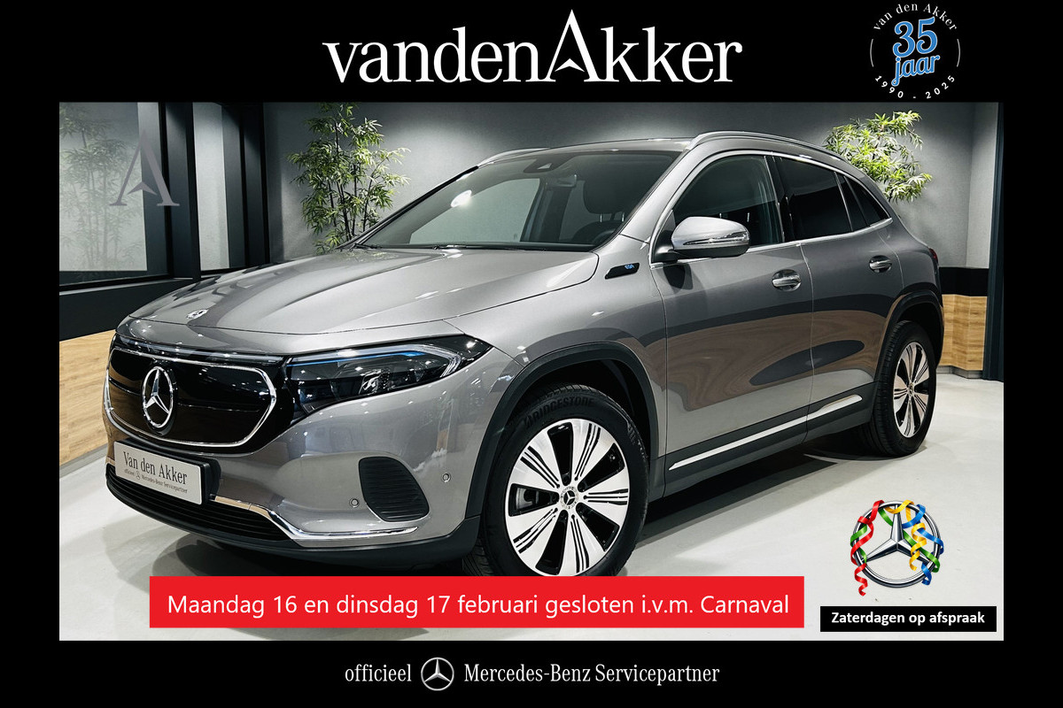 Mercedes-Benz EQA 250 Luxury 67kWh // Camera // Dode Hoek Ass. // D. Glas // Elektrische Achterklep // Sfeerverlichting // Widescreen // Cruise