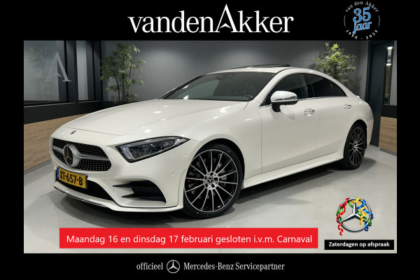Mercedes-Benz CLS-Klasse 450 4Matic AMG // Burmester // 360 Camera // Sunroof // Trekhaak // 20 inch // Designo White // Distronic