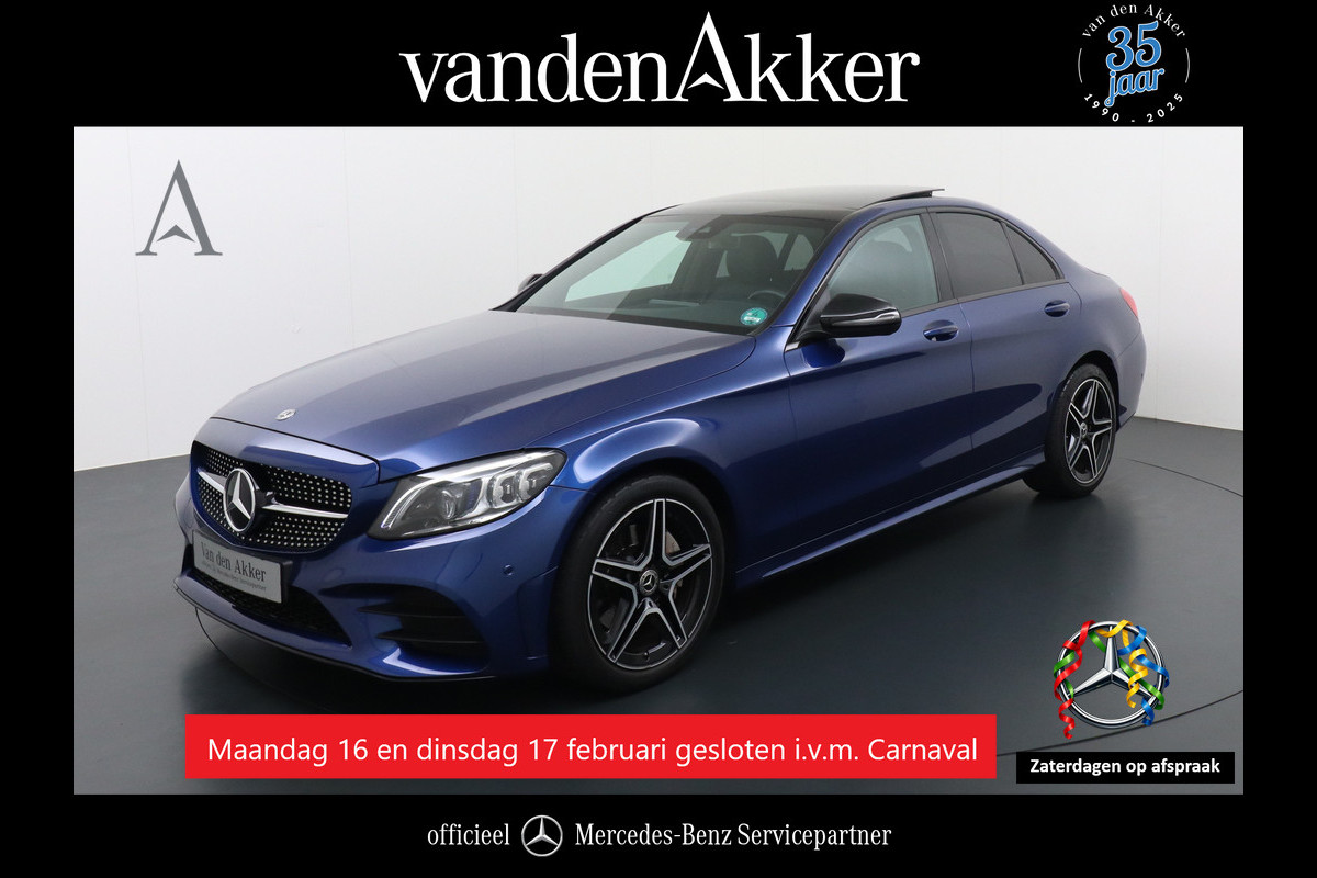 Mercedes-Benz C-Klasse 180 AMG 180 AMG // Panoramadak // MultiBeam LED // Nightpakket // Digitaal Dashbord // Carplay // Sfeerverlichting