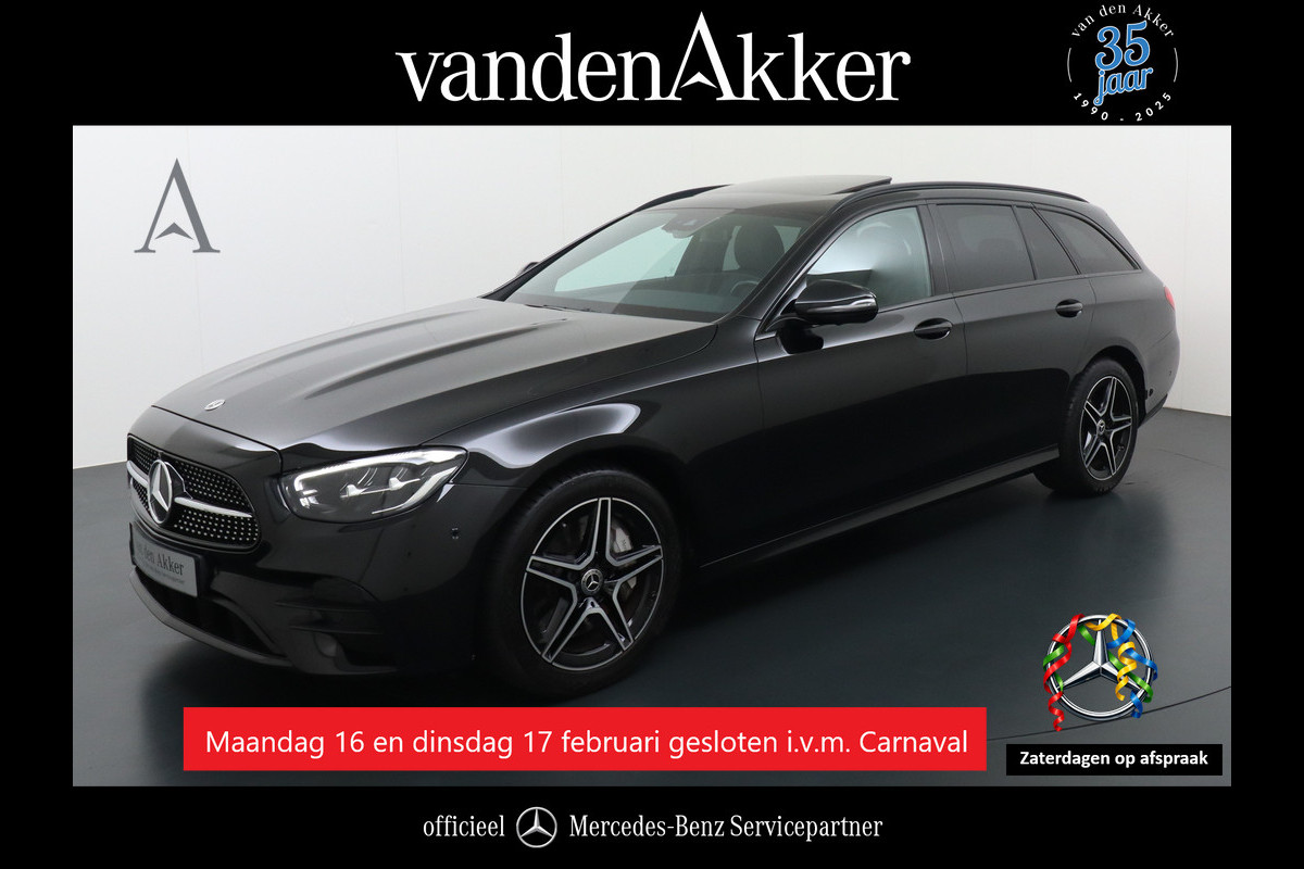 Mercedes-Benz E-Klasse 300e AMG // Trekhaak 2100kg // 360 Camera // Schuifdak // Night pakket // Elek. Achterklep // Carplay