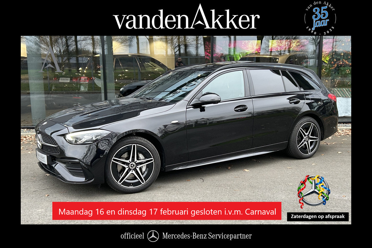 Mercedes-Benz C-Klasse 300e AMG Estate // Trekhaak // Panoramadak // Distronic // 360 Camera // Memory // Sfeerverlichting