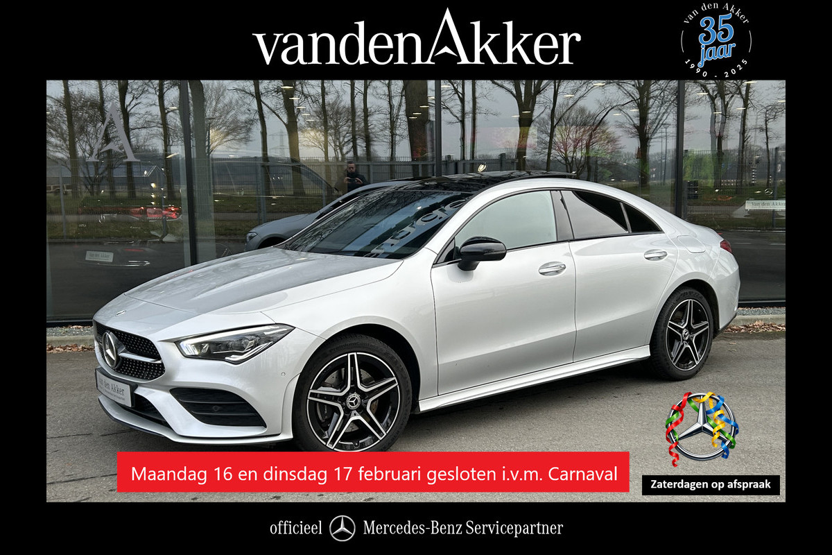 Mercedes-Benz CLA-Klasse 250e AMG // Panoramadak // Nightpakket // Sfeerverlichting // Carplay // Camera // Keyless // MultiBeam