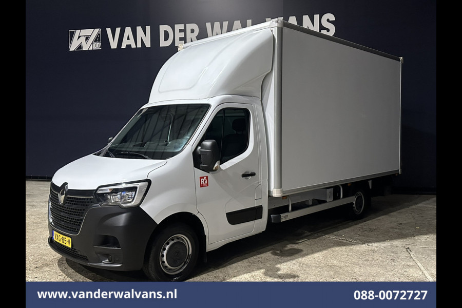 Renault Master 2.3 dCi 145pk Bakwagen 233cm Hoog Laadklep Zijdeur Euro6 Airco | Lat om Lat betimmering | LED Cruisecontrol, Bijrijdersbank