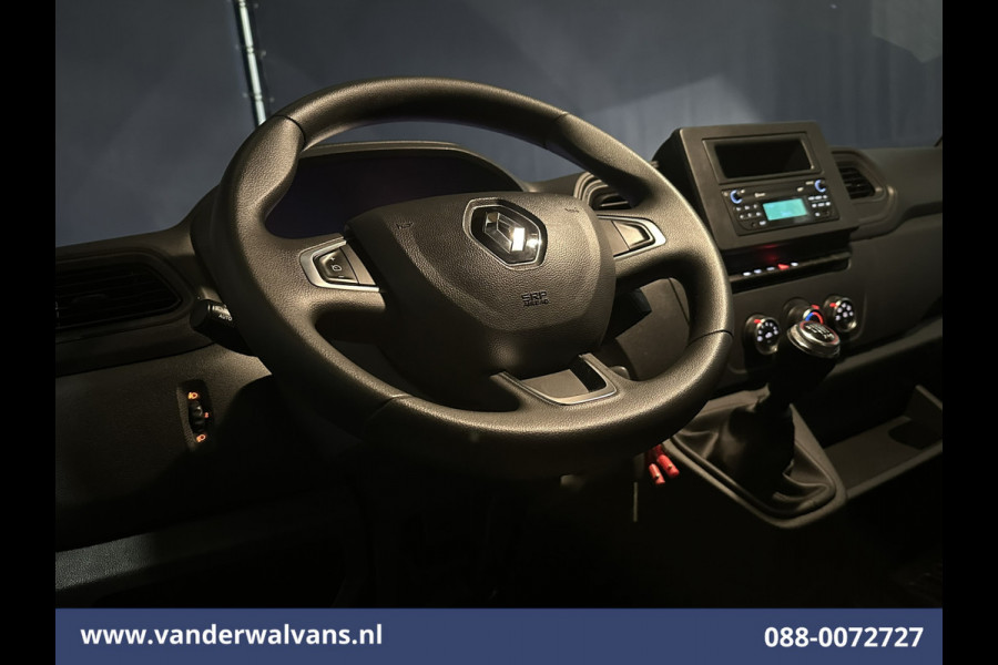 Renault Master 2.3 dCi 145pk Bakwagen 233cm Hoog Laadklep Zijdeur Euro6 Airco | Lat om Lat betimmering | LED Cruisecontrol, Bijrijdersbank