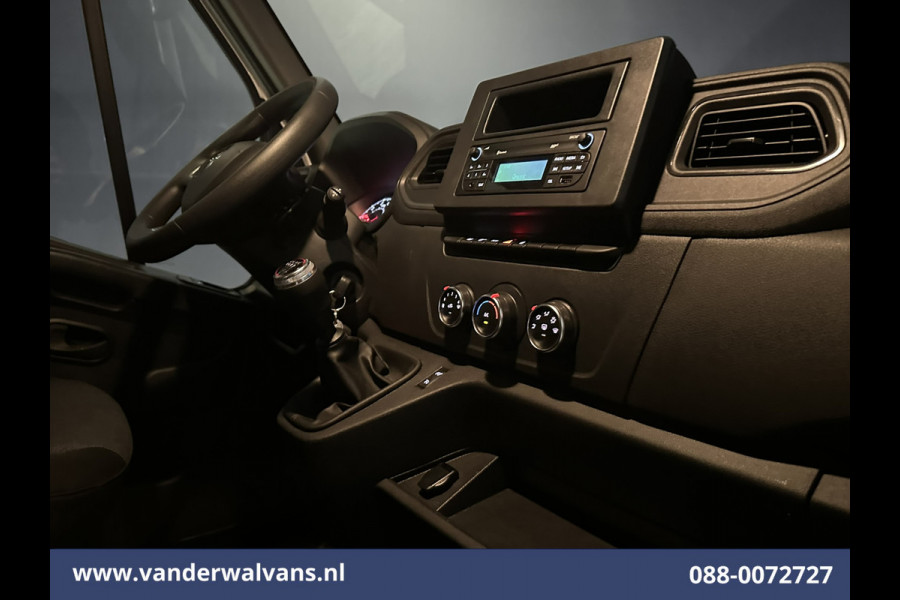 Renault Master 2.3 dCi 145pk Bakwagen 233cm Hoog Laadklep Zijdeur Euro6 Airco | Lat om Lat betimmering | LED Cruisecontrol, Bijrijdersbank