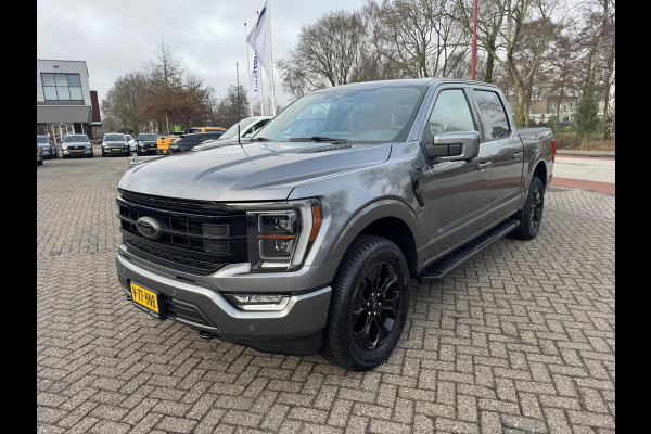 Ford USA F-150 5.0 V8 SuperCrew Lariat | SCI | 401pk | Automaat | 5 persoons  | Grijs kenteken | Lederen Bekleding | Trekhaak | LPG | 4x4 | 3.500kg Trekgewicht