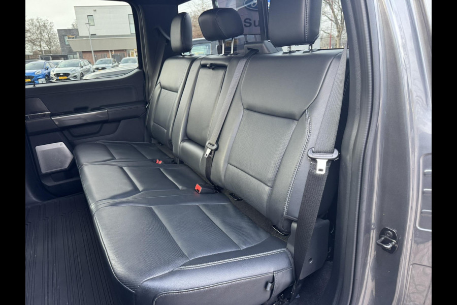 Ford USA F-150 5.0 V8 SuperCrew Lariat | SCI | 401pk | Automaat | 5 persoons  | Grijs kenteken | Lederen Bekleding | Trekhaak | LPG | 4x4 | 3.500kg Trekgewicht
