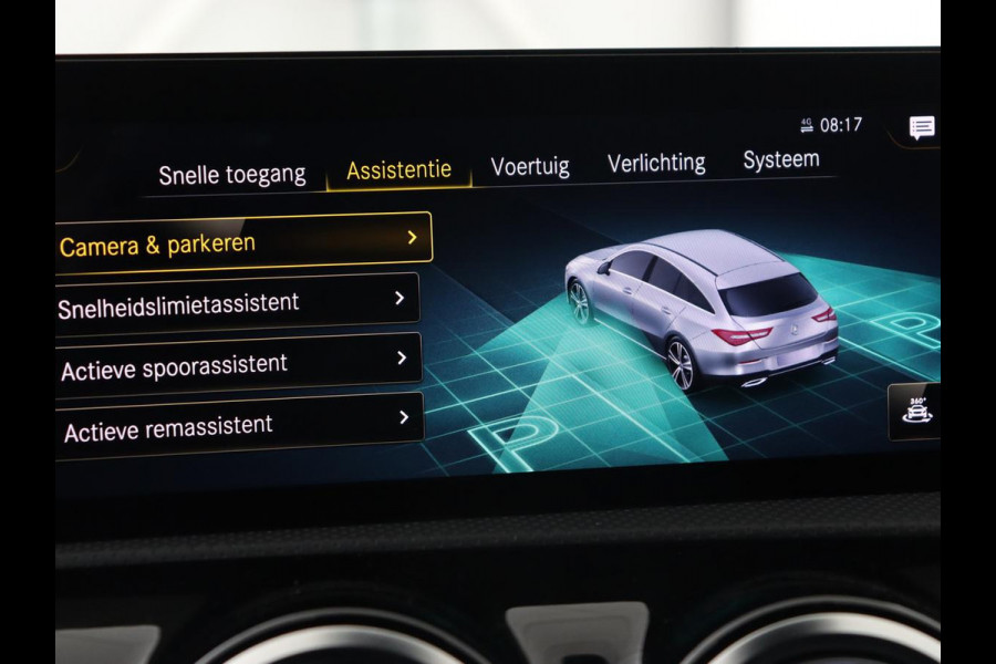 Mercedes-Benz CLA-Klasse 180d Business Solution AMG | Stoelverwarming | Carplay | Camera | Leder/Alcantara | Navigatie | Widescreen | Sfeerverlichting | Designo Mountaingrijs Magno