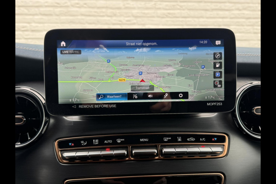 Mercedes-Benz Eqv 300 L2 Avantgarde Burmester 7 persoons Stoelkoeling Elektrische schuifdeuren Middenconsole