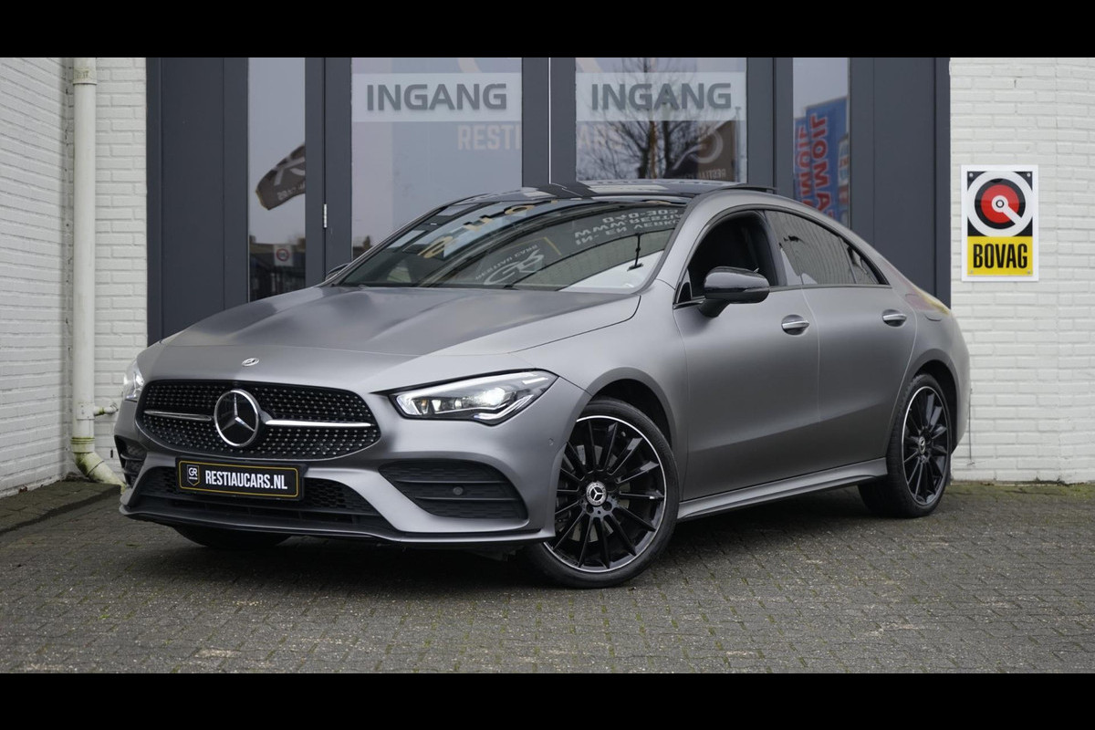 Mercedes-Benz CLA-Klasse 250 e AMG AUTOMAAT-AMBIANCE-360 CAMERA-ELEKTR MEMORY-HEADUP-KEYLESS-MBUX-MULTIBEAM-SOUND-PANORAMA