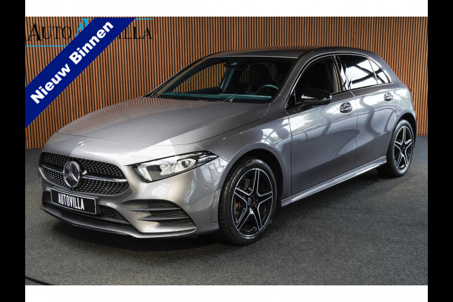 Mercedes-Benz A-Klasse 250e AMG Line Navi Leder Wide screen PTS Stoelverwarming Ambient LM velgen EQ BTW auto!