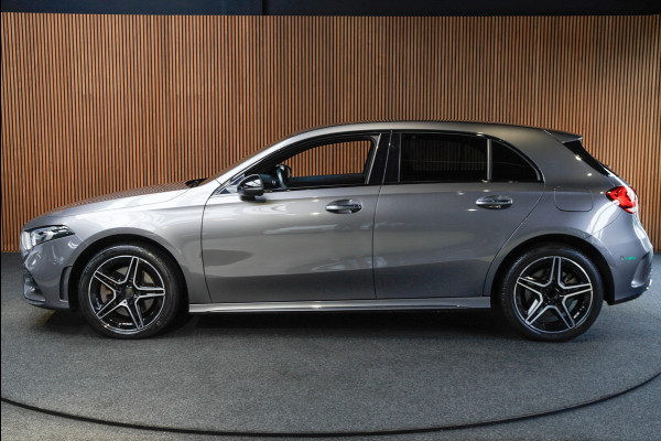 Mercedes-Benz A-Klasse 250e AMG Line Navi Leder Wide screen PTS Stoelverwarming Ambient LM velgen EQ BTW auto!