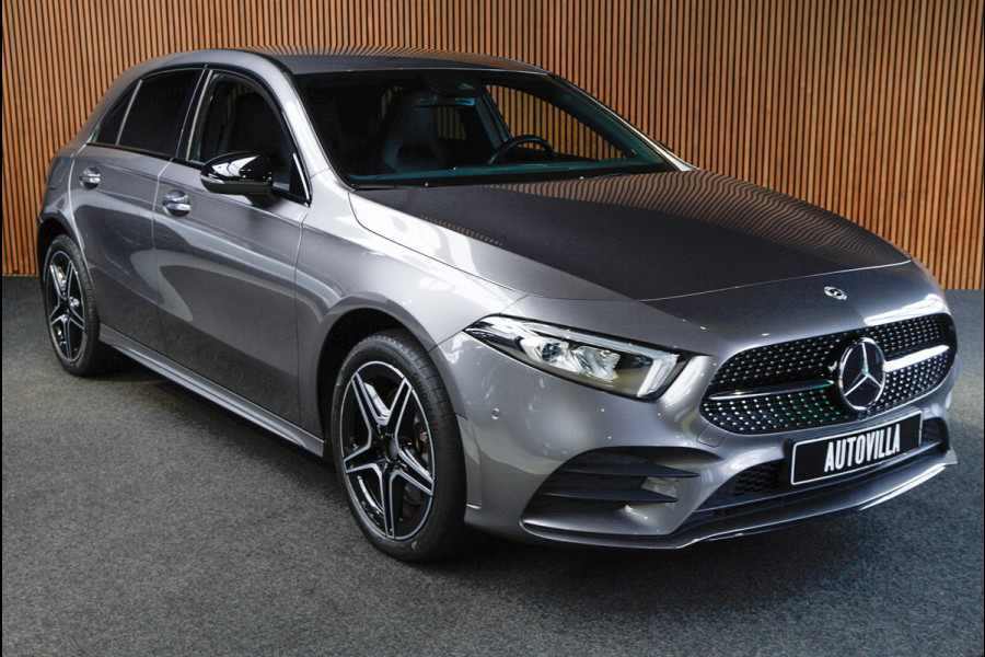 Mercedes-Benz A-Klasse 250e AMG Line Navi Leder Wide screen PTS Stoelverwarming Ambient LM velgen EQ BTW auto!