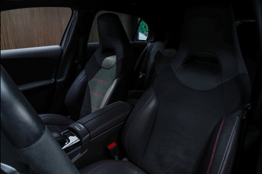 Mercedes-Benz A-Klasse 250e AMG Line Navi Leder Wide screen PTS Stoelverwarming Ambient LM velgen EQ BTW auto!