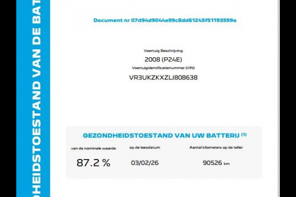 Peugeot e-2008 EV GT 50 kWh | ELEKTRISCH SCHUIFDAK | Alcantara | Stoelverwarming | Navigatie | Adaptive cruise control