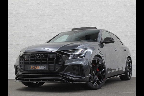 Audi SQ8 Q8 RSQ8 4.0 V8 | RS-Stoelen | Panorama | Massage | Ventilatie | 23'' | B&O Sound | Trekhaak | Bovag Garantie | Carbon | Luchtvering | Black-Optic | Nw.Pr, 220733,=  | Memory | Leder | Matrix-LED | Carplay | 57800,= ex bpm en btw export | BTW Auto 81300,= ex btw.