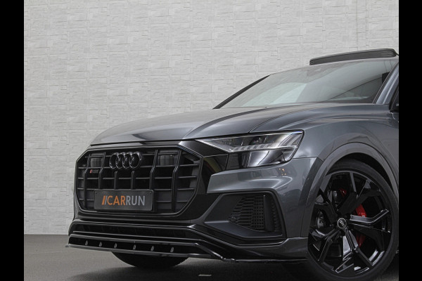 Audi SQ8 Q8 RSQ8 4.0 V8 | RS-Stoelen | Panorama | Massage | Ventilatie | 23'' | B&O Sound | Trekhaak | Bovag Garantie | Carbon | Luchtvering | Black-Optic | Nw.Pr, 220733,=  | Memory | Leder | Matrix-LED | Carplay | 57800,= ex bpm en btw export | BTW Auto 81300,= ex btw.