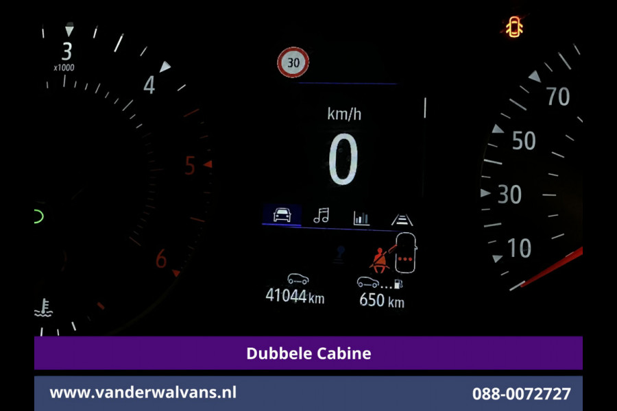 Renault Trafic 2.0 Blue dCi 131pk L2H1 Dubbele Cabine Euro6 Fabrieksgarantie Airco | 6-Zits | Apple Carplay | LED 2500kg Trekhaak, Android Auto, Cruisecontrol, Parkeersensoren, Bijrijdersbank