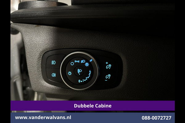 Ford Transit Custom 2.0 TDCI 131pk L2H1 Dubbele Cabine Euro6 Airco | 6-Zits | Camera | LED | 2800kg Trekhaak | Cruisecontrol Verwarmde voorruit, Android Auto, Dakdragers, Parkeersensoren