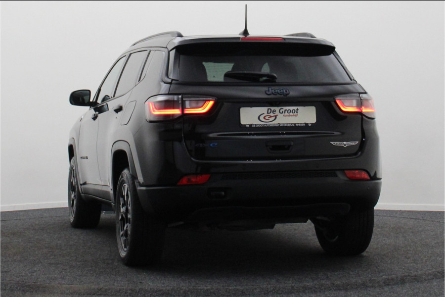 Jeep Compass 4xe 240 Plug-in Hybrid Electric Trailhawk Panoramadak, ACC, Camera, Apple Carplay, Virtual Cockpit, Climate, 17''