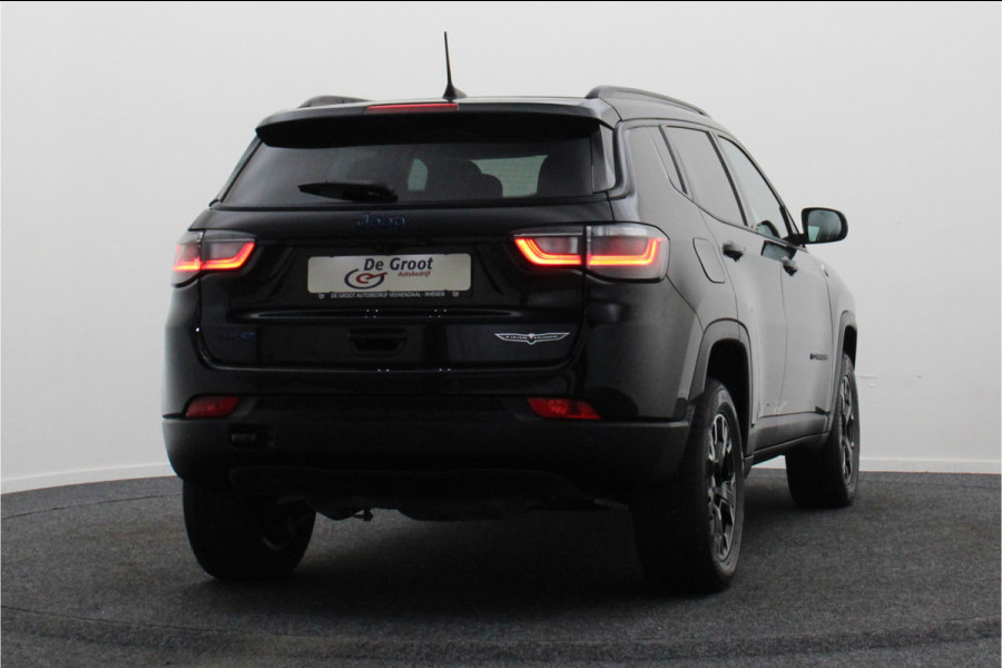 Jeep Compass 4xe 240 Plug-in Hybrid Electric Trailhawk Panoramadak, ACC, Camera, Apple Carplay, Virtual Cockpit, Climate, 17''