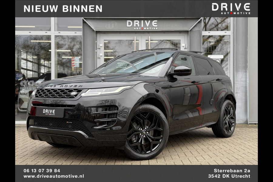 Land Rover Range Rover Evoque 1.5 P300e AWD R-Dynamic SE Black Style|Schuif/kantel dak|Meridian|Sfeer|Winterpakket