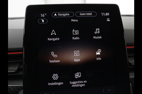Renault Arkana 1.6 E-Tech Hybrid 145 R.S. Line | Leder/Alcantara | Stoelverwarming | Adaptive cruise | Camera | Carplay | Keyless | Park Assist | Full LED | Navigatie