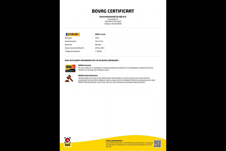 BMW 1-serie 118i High Executive Edition | Navi, PDC, Carplay/Android, Cruise, Stoelverw., Climate | Goed onderhouden |