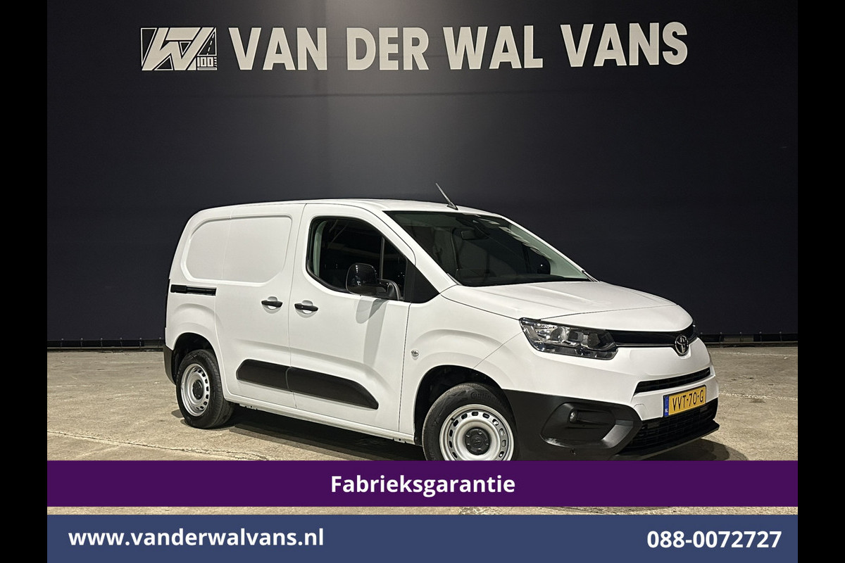Toyota PROACE CITY 1.5 D-4D 102pk L1H1 Fabrieksgarantie Euro6 Airco | Navigatie | Apple Carplay | Cruisecontrol Android Auto, Zijdeur, Parkeersensoren