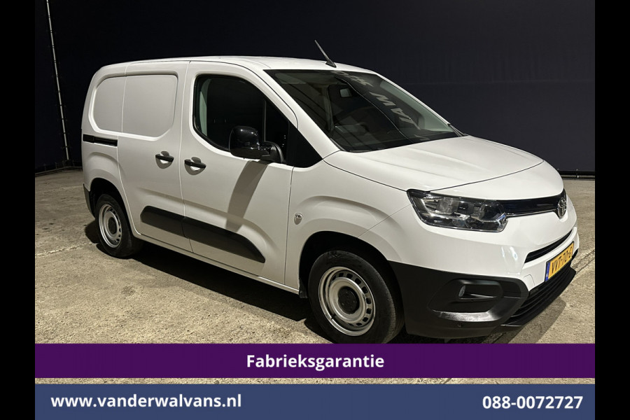 Toyota PROACE CITY 1.5 D-4D 102pk L1H1 Fabrieksgarantie Euro6 Airco | Navigatie | Apple Carplay | Cruisecontrol Android Auto, Zijdeur, Parkeersensoren