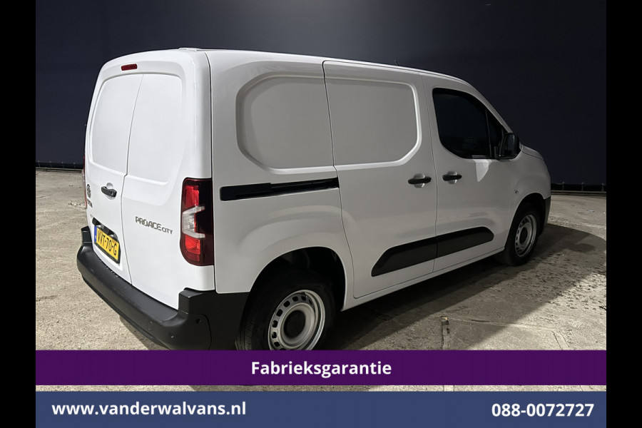 Toyota PROACE CITY 1.5 D-4D 102pk L1H1 Fabrieksgarantie Euro6 Airco | Navigatie | Apple Carplay | Cruisecontrol Android Auto, Zijdeur, Parkeersensoren