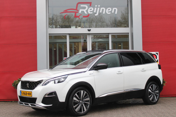 Peugeot 5008 1.2 130PK AUTOMAAT GT-LINE | TREKHAAK | PANORAMA SCHUIF/KANTEL DAK | DAB+ | 7-PERSOONS | DODEHOEK BEWAKING | CAMERA | CRUISE | FULL LED KOPLAMPEN | CLIMA CONTROL | APPLE CARPLAY/ANDROID AUTO | ALL SEASON BANDEN |