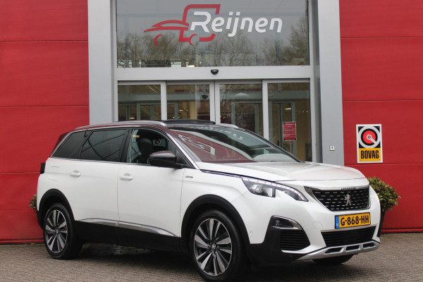 Peugeot 5008 1.2 130PK AUTOMAAT GT-LINE | TREKHAAK | PANORAMA SCHUIF/KANTEL DAK | DAB+ | 7-PERSOONS | DODEHOEK BEWAKING | CAMERA | CRUISE | FULL LED KOPLAMPEN | CLIMA CONTROL | APPLE CARPLAY/ANDROID AUTO | ALL SEASON BANDEN |