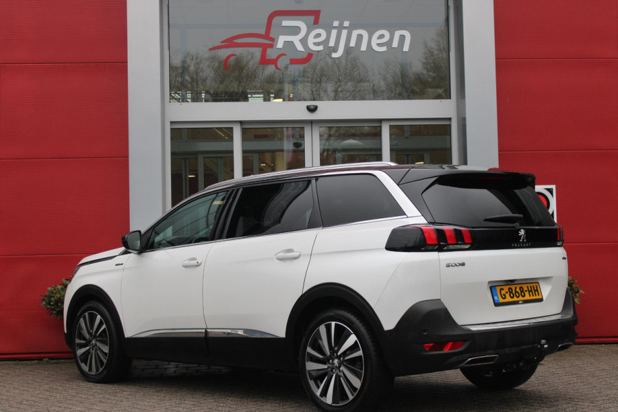 Peugeot 5008 1.2 130PK AUTOMAAT GT-LINE | TREKHAAK | PANORAMA SCHUIF/KANTEL DAK | DAB+ | 7-PERSOONS | DODEHOEK BEWAKING | CAMERA | CRUISE | FULL LED KOPLAMPEN | CLIMA CONTROL | APPLE CARPLAY/ANDROID AUTO | ALL SEASON BANDEN |