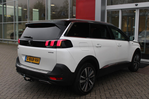 Peugeot 5008 1.2 130PK AUTOMAAT GT-LINE | TREKHAAK | PANORAMA SCHUIF/KANTEL DAK | DAB+ | 7-PERSOONS | DODEHOEK BEWAKING | CAMERA | CRUISE | FULL LED KOPLAMPEN | CLIMA CONTROL | APPLE CARPLAY/ANDROID AUTO | ALL SEASON BANDEN |
