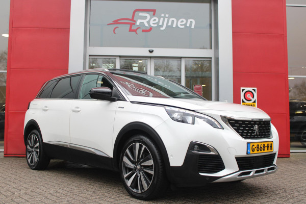 Peugeot 5008 1.2 130PK AUTOMAAT GT-LINE | TREKHAAK | PANORAMA SCHUIF/KANTEL DAK | DAB+ | 7-PERSOONS | DODEHOEK BEWAKING | CAMERA | CRUISE | FULL LED KOPLAMPEN | CLIMA CONTROL | APPLE CARPLAY/ANDROID AUTO | ALL SEASON BANDEN |
