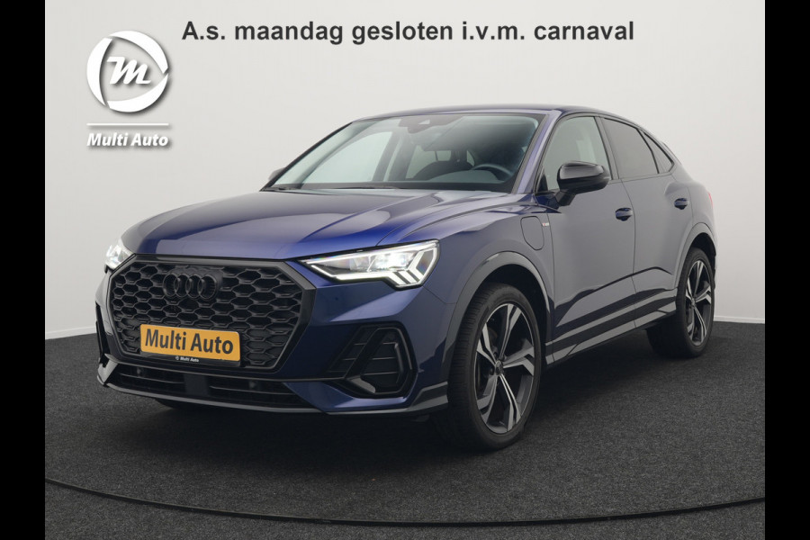 Audi Q3 Sportback 45 TFSI e S Line Plug In Hybrid 245pk Dealer O.H PHEV | Matrix LED | Cruise Control | Sonos Soundsystem | Apple Carplay | Lane Assist | Lederen Sportstoelen Verwarmd | L.M. 20" |