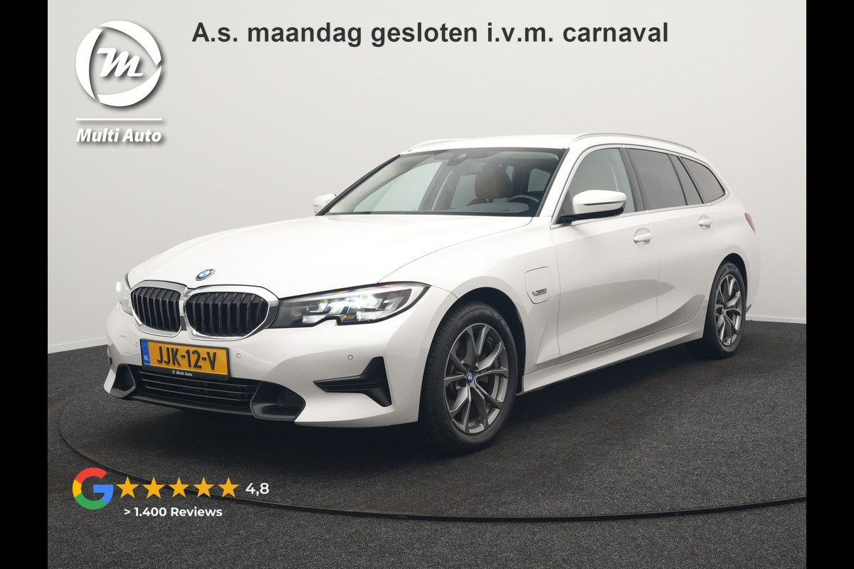 BMW 3 Serie Touring 320e Sportline Plug In Hybrid 204pk Dealer O.H PHEV | Lederen Sportstoelen Verwarmd | Sfeerverlichting | Apple Carplay | Navigatie | Cruise Control | Virtual | DAB |