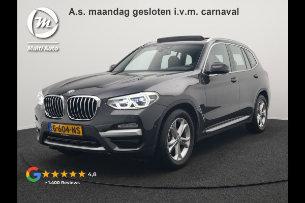 BMW X3 sDrive20i X Line 170pk Dealer O.H. 34.624 KM | Panodak | Head Up | Camera | Lederen Sportstoelen Verwarmd | Keyless | Navigatie | Cruise Control | DAB |