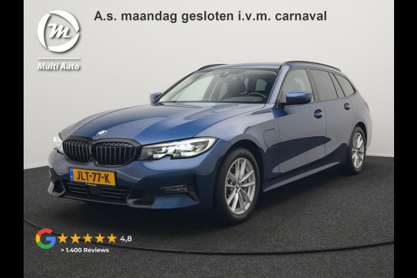 BMW 3 Serie Touring 330e Sportline Plug In Hybrid 293pk Dealer O.H PHEV | Adaptive Cruise | Apple Carplay | Lederen Sportstoelen Verwarmd | Blis | Lane Assist | Front Assist | Navigatie | Virtual | DAB |