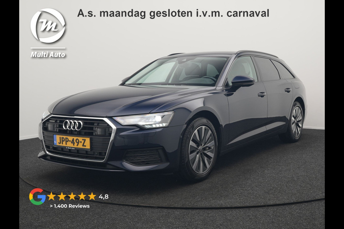 Audi A6 Avant 50 TFSI e quattro Advanced edition Plug In Hybrid 300pk Dealer O.H. PHEV | Adaptive Cruise | Lederen Sportstoelen Verwarmd | Stuur Verwarmd | Apple Carplay | Keyless | Virtual | Navigatie | DAB |