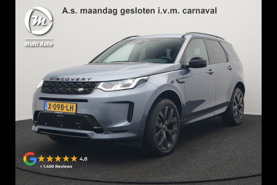 Land Rover Discovery Sport P300e R-Dynamic HSE Plug In Hybrid 300pk Dealer O.H. PHEV | Trekhaak Afn. |  Adaptive Cruise | Camera | Meridian Audio | Alcantara Sportstoelen Memory & Verwarmd | Stuur Verwarmd | Apple Carplay | Keyless | Blis | Navigatie | DAB |