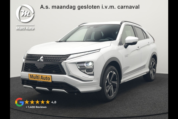 Mitsubishi Eclipse Cross 2.4 Intense+ Plug In Hybrid 188pk Dealer O.H. PHEV | Adaptive Cruise | 360 Camera | Lederen Sportstoelen & Stuur Verwarmd | Apple Carplay | Navigatie | Blis | Keyless | DAB |