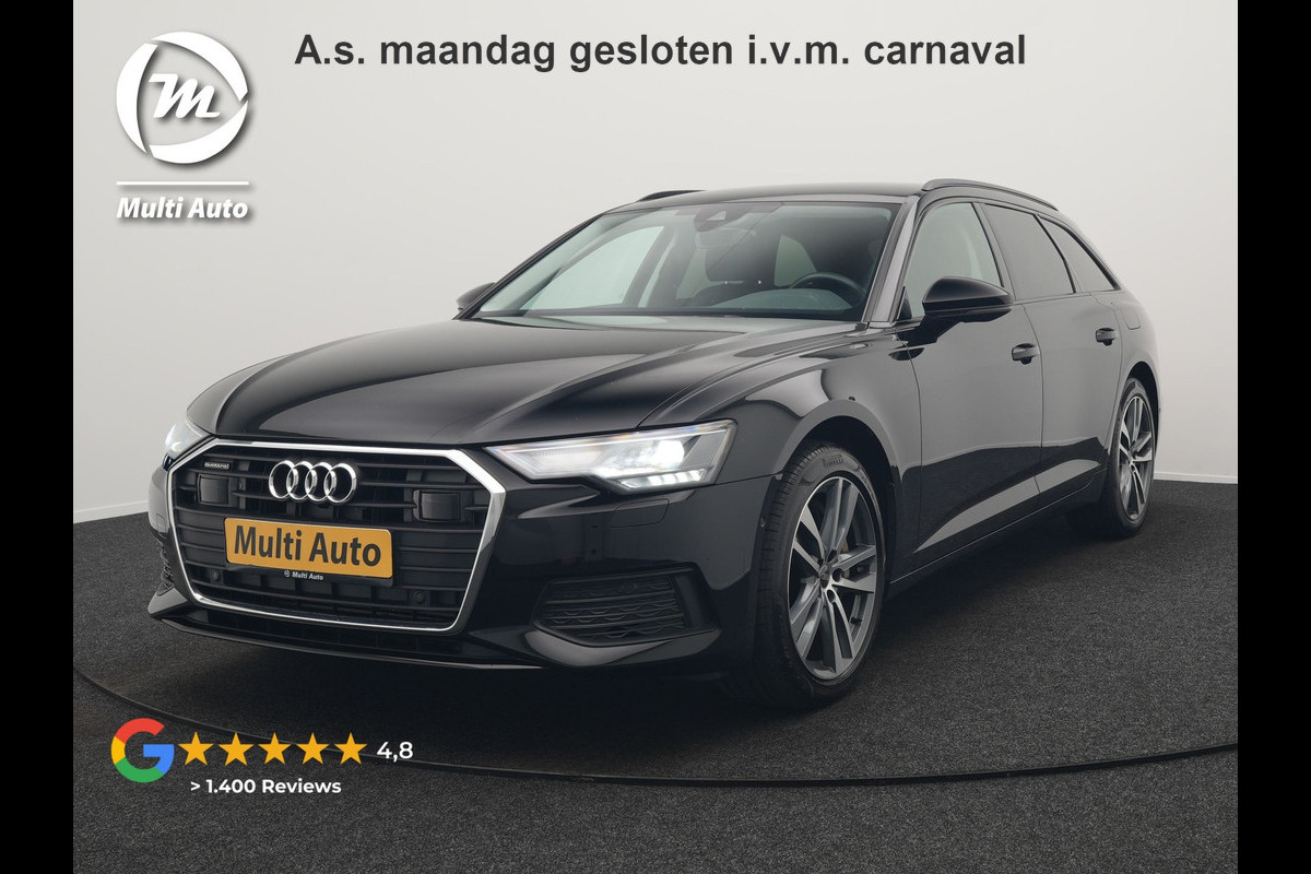 Audi A6 Avant 50 TFSI e quattro Proline Plug In Hybrid 300pk Dealer O.H PHEV | Adaptive Cruise | Camera | Keyless | Lederen Sportstoelen Verwarmd | Apple Carplay | Navigatie | Front Assist | Virtual | DAB | 19"L.M |