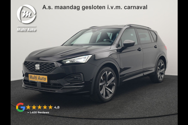 Seat Tarraco 1.4 TSI e-Hybrid FR Plug In Hybrid 245pk Dealer O.H. PHEV | Adaptive Cruise | Camera | Alcantara Sportstoelen Memory & Verwarmd | Apple Carplay | Keyless | Blis | Virtual | Navigatie | DAB | 20" L.M |