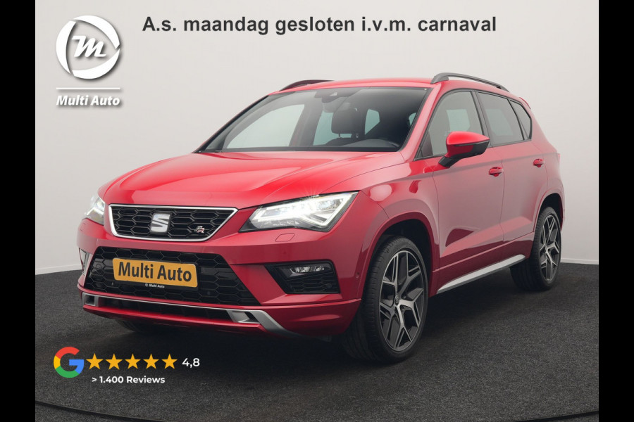 Seat Ateca 1.5 TSI FR DSG 150pk Dealer O.H. | Adaptive Cruise | Camera | Beats Audio | Alcantara Sportstoelen Verwarmd | 19"L.M | Apple Carplay | Sfeerverlichting | Keyless | Blis | Navigatie | DAB |