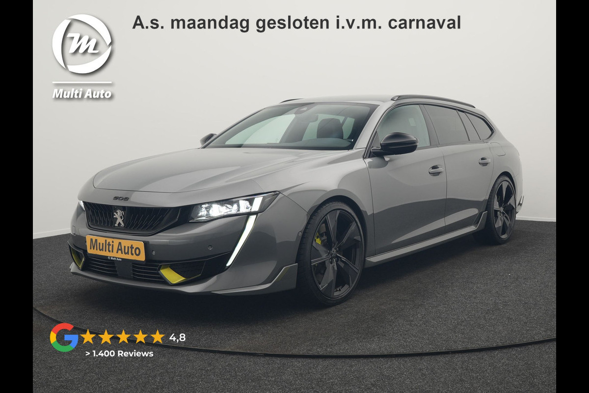 Peugeot 508 SW PSE 360pk Plug In Hybrid Dealer O.H PHEV | Adaptive Cruise | 360 Camera | Alcantara Sportstoelen Massage & Memory | Nachtzicht |  Focal Sound | 20"L.M | Keyless | BLIS | Apple Carplay |